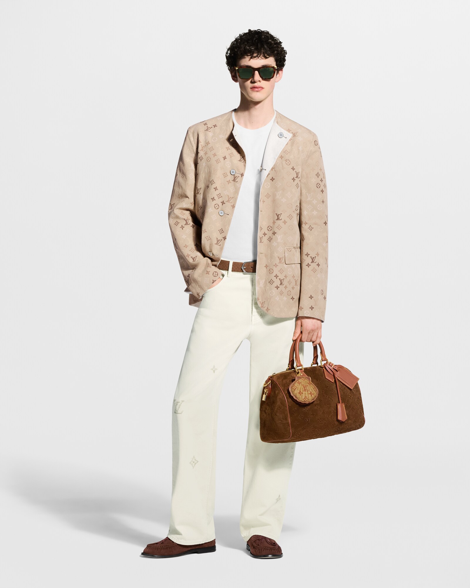Monogram Reversible Collarless Jacket - Men - Ready-to-Wear